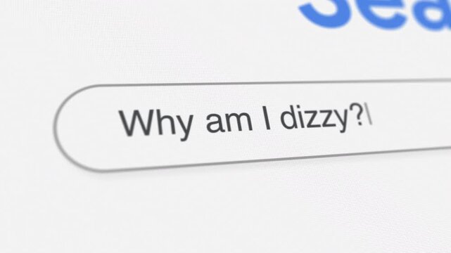 Why am I dizzy Search Prompt