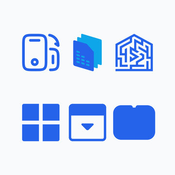 Amazon Music Deezer Spotify Vector Icon Set featuring Play Button, Playlist Folder, Album Cover Art Logos Editorial use only.