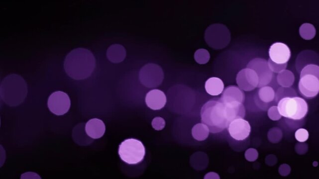 Purple bokeh lights background gif for abstract video projects