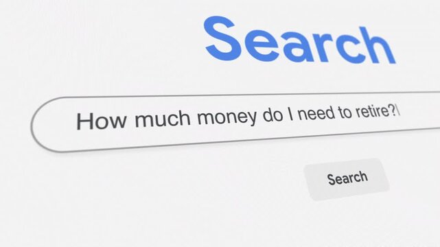 How much money do I need to retire Search Prompt