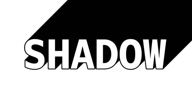 Long Shadow Text Animation