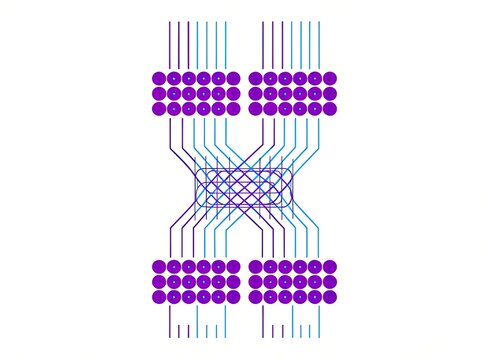 Advanced quantum processor with redundant pathways for fault tolerant computing concept