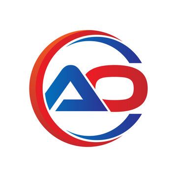 ts logo Png modern initial swoosh circle blue and red