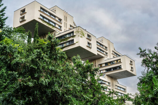 Bank of Georgia headquarters, (built in 1975 as the Ministry of Highways of the Georgian SSR)., Tbilisi , Georgia