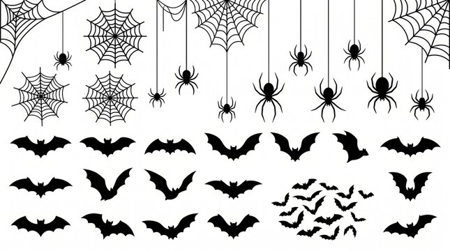Happy Halloween Typography With Pumpkins Background