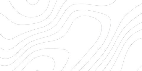 Detailed Black and White Topographic Contour Background, Abstract Mountain Landscape Lines, Geographic Map Curves and Seamless Vector Illustration © inaya
