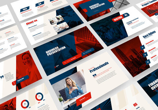 Business Presentation Slide Deck  Template