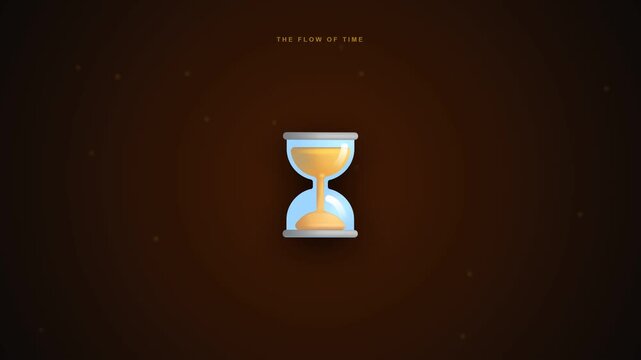 Hourglass icons grid representing time passing and waiting