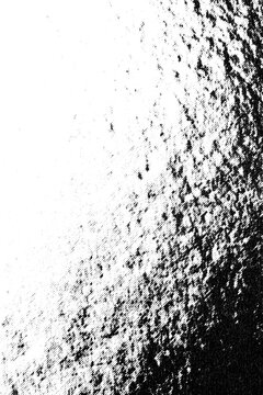 Rough printed grain rises diagonally from a dense black corner into transparency.