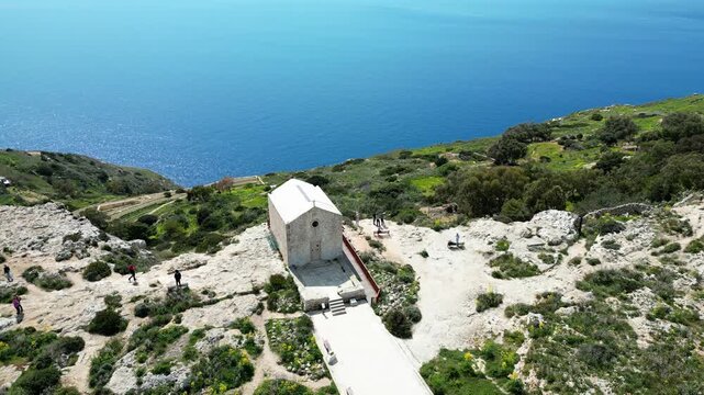 Dingli High Cliffs, Malta, aerial shots, hdr
