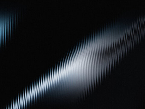 Dark ridged shimmer, luminous diagonal zigzag light streak, deep granular void, abstract tech backdrop, perfect for dynamic web headers., subtle