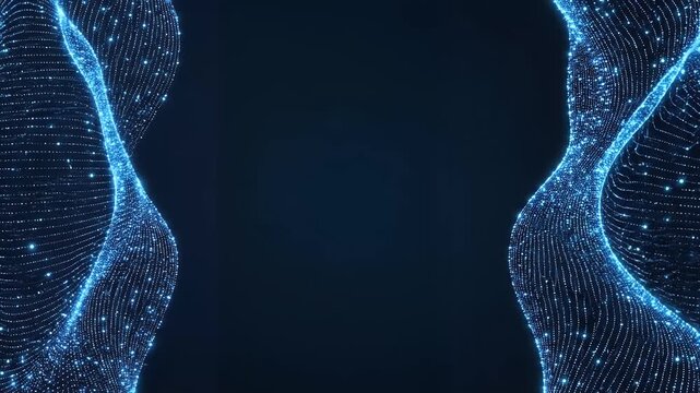 abstract blue background with lines