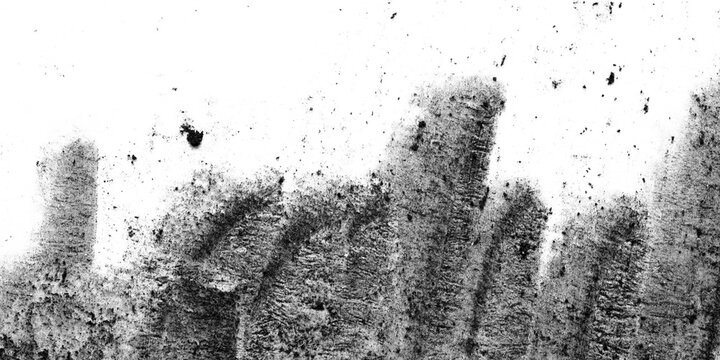 Charcoal Finger Smears and Dust Specks Isolated Transparent PNG