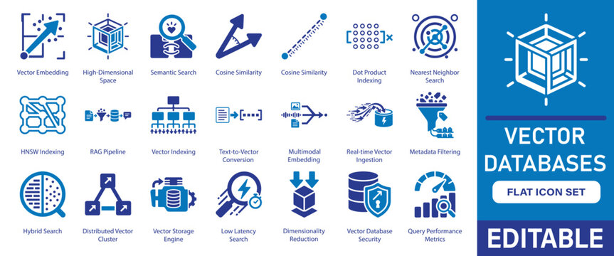 Data cleaning icon set, 21 solid black glyph icons with data validation, deduplication, outlier detection, etl pipeline, imputation and data quality symbols