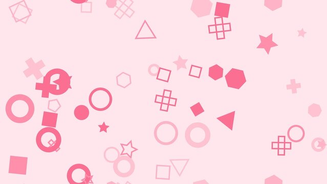 pattern geometric horizontal Abstract pink geometric shapes pattern background, modern design for various creative projects