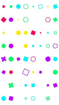 pattern grid Colorful Geometric Shapes Pattern Abstract Background Vector Illustration Seamless Pattern Design Elements