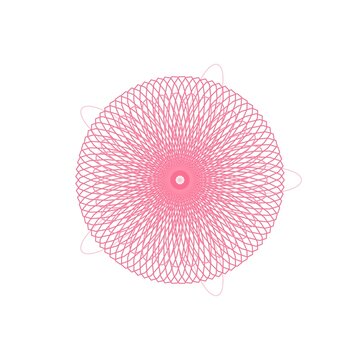 pattern guilloche square Intricate Pink Geometric Pattern Vector for Digital Art and Design Projects