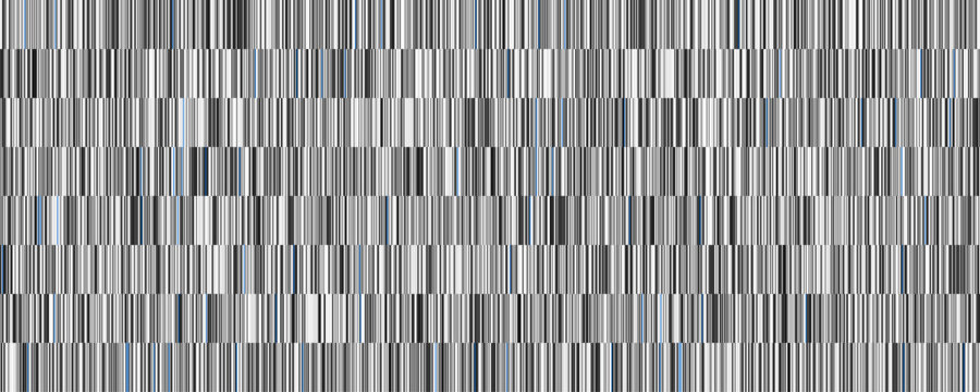 Fully editable vector monochromatic striped pattern for wide displays. Minimal linear texture with blue accents, ideal for hero sections, dashboards, and premium tech design.