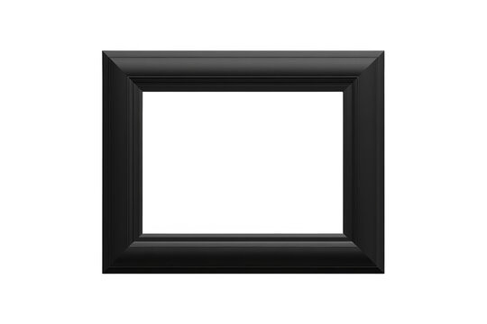 Small deep black frame with thick beveled inner edge