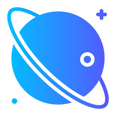 saturn gradient icon © afif