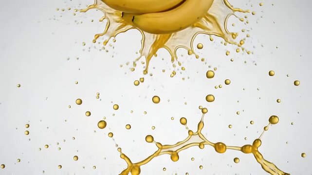 banana juice splash