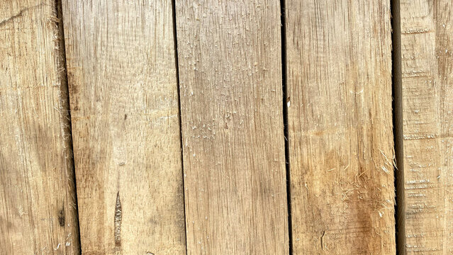 Rustic vertical wooden timber planks background texture