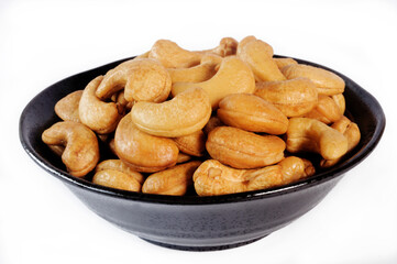 Fototapeta premium salted cashew nut in bowl