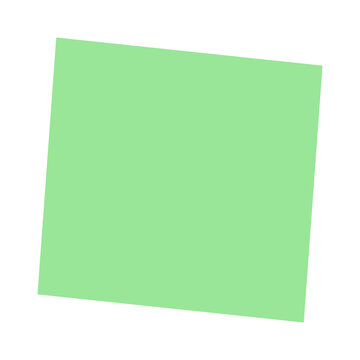 A simple light green square shape isolated on a plain background transparent background