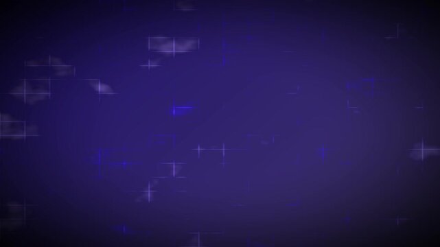 Dynamic Abstract Digital Grid Pattern Loop with Glowing Blue Lines and Subtle Particles