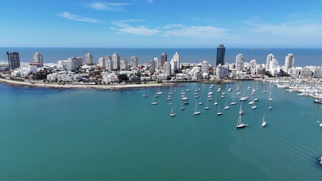 Punta del Este Harbor and Marina Skyline