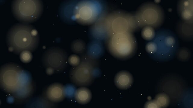 Paillettes bleues saphir et dor&eacute;es d&eacute;focalis&eacute;es avec scintillement &eacute;l&eacute;gant