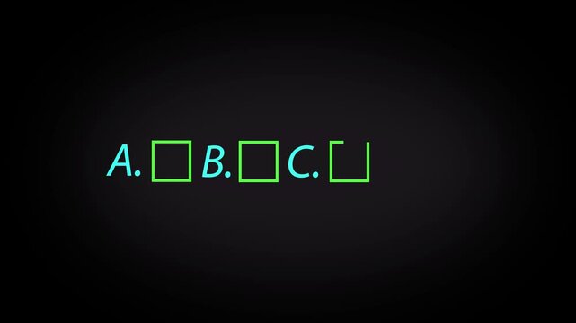 Clean multiple choice answer interface  selected and unselected checkbox states for quiz, and educational design projects.