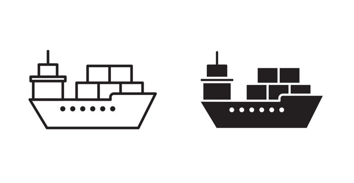 cargo ship icon