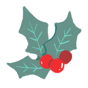 Christmas holly berries