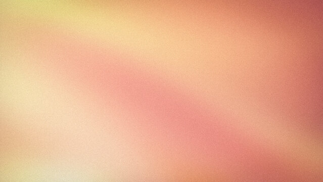 Soft grainy abstract gradient background with warm yellow pink and orange tones in 4K resolution