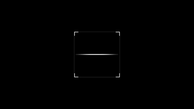 Barcode scanner, QR code. Isolated on Motion graphic 4k animation video with transparent background.