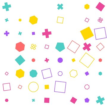 pattern grid square Abstract geometric shapes background colorful modern design pattern creative graphic elements