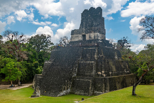 Temple of the Masks II, Tikal national park, Guatemala.