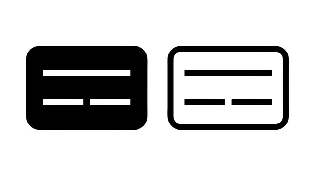Subtitle icon set in line and glyph style,caption vector