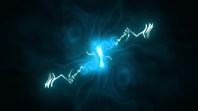 4k flash fx lightning energy burst with thunder strikes, neon plasma arcs, glowing sparks, anime electric power blast. shockwave explosion and cinematic vfx overlay on black background.