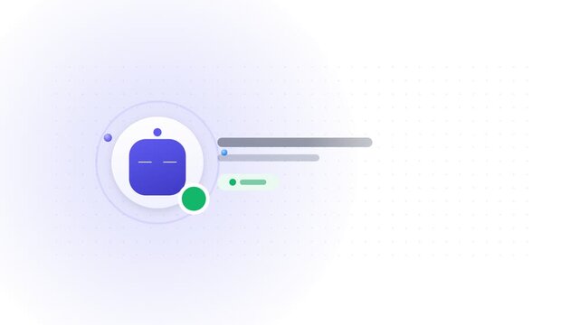 Digital Virtual Assistant Interface Graphic