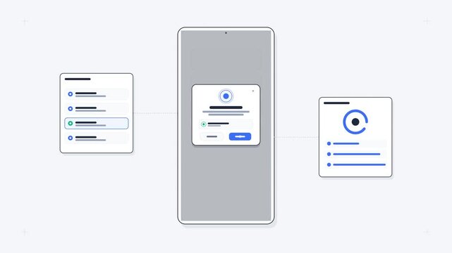 Mobile App Modal Window Interaction Sequence