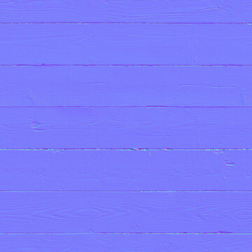 Horizontal wooden planks surface with subtle grain and board joints seamless normal map texture