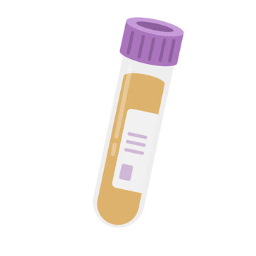 vector illustration of a test tube