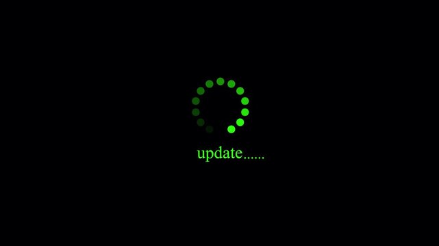 Loading update icon spinner circular progress design