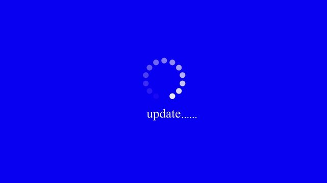 Loading update icon spinner circular progress design