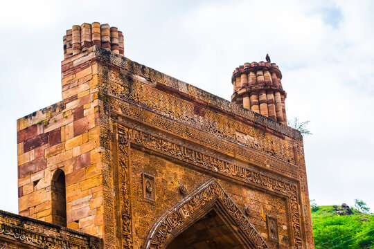 Adhai Din Ka Jhonpra, a historic 12th-century monument in Ajmer, Rajasthan, India