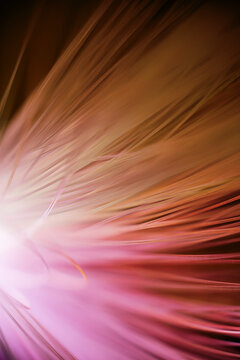 Colorful Light Beams on a Dark Background Create an Abstract Design