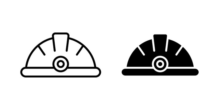 Torch helmet icon representing industrial workers, welding, metalworking, construction safety, protective equipment, and skilled technical work.