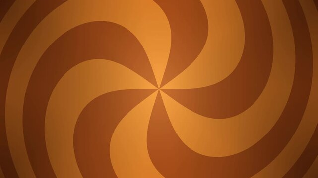 Halloween orange and brown spinning vortex motion background animation